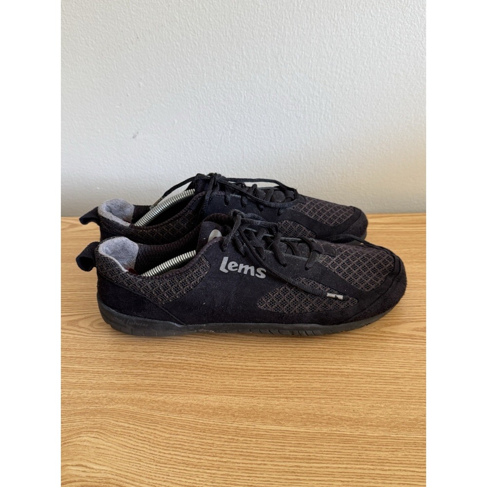 Lems Primal 2 Black Sneakers Mens 9 Minimalist Barefoot Shoes EU 42 Womens 10 - Picture 2 of 9